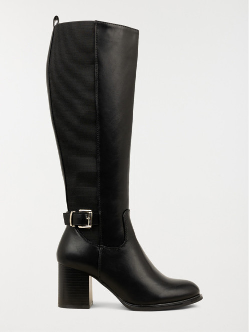 Botte plate femme bi matiere 36 41